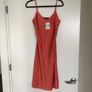 Forever21 floral silk dress